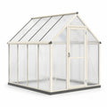 Invernadero de Aluminio y Policarbonato 250x185x195 cm Transparente