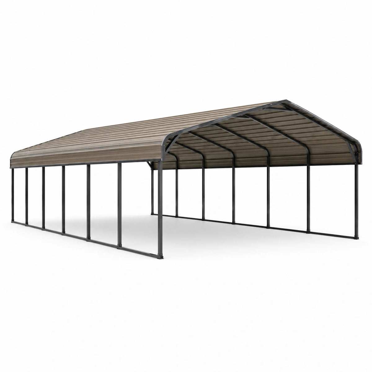 Cochera Metálica de Acero Galvanizado 600x300x240 cm