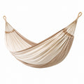 Hamaca de Algodón 200x150 cm Beige